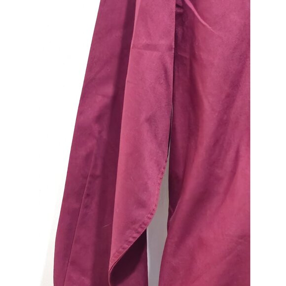 Kilburne & Finch Men’s Dress Shirt 17 34/35 Burgundy – Classic Fit Long Sleeve - Picture 6 of 13